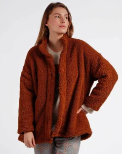 Veste polaire marron-Admas Discount
