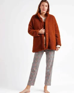 Veste polaire marron-Admas Discount