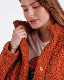 Veste polaire marron-Admas Discount