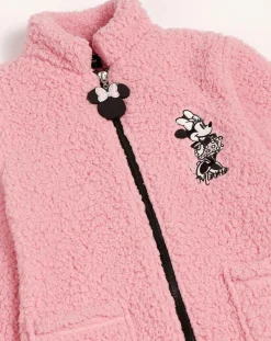 Enfant Disney 28 Fille^Veste polaire Minnie Posh rose