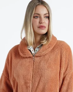 Veste polaire orange-Admas