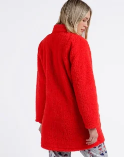 Femme Mr Wonderful Lingerie, Nuit^Veste polaire rouge