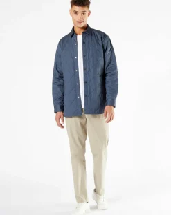 Homme Dockers Vestes, Blousons^Veste Quilted Overshirt gris foncé