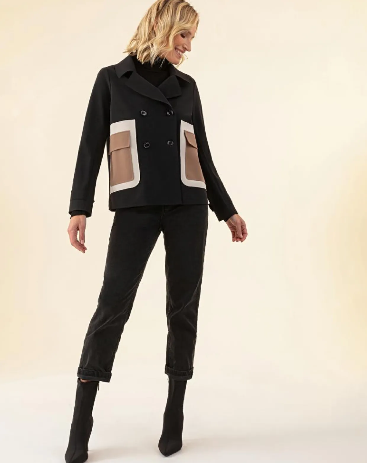 Femme Indies Vestes, Blousons^Veste Rainbow trilogie vison