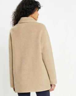 Femme Lou Andrea Vestes, Blousons^Veste réversible en Fausse Fourrure 309 Mont sabbia