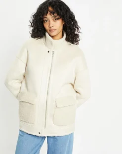 Veste réversible en Fausse Fourrure 301 Mont riso late-Lou Andrea Sale
