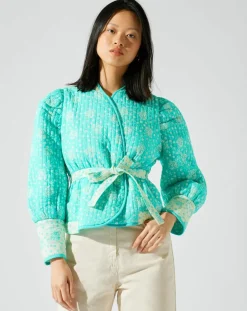 Femme Manoush Vestes, Blousons^Veste réversible Marguerite bleue