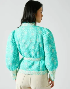 Femme Manoush Vestes, Blousons^Veste réversible Marguerite bleue
