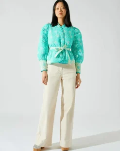 Femme Manoush Vestes, Blousons^Veste réversible Marguerite bleue