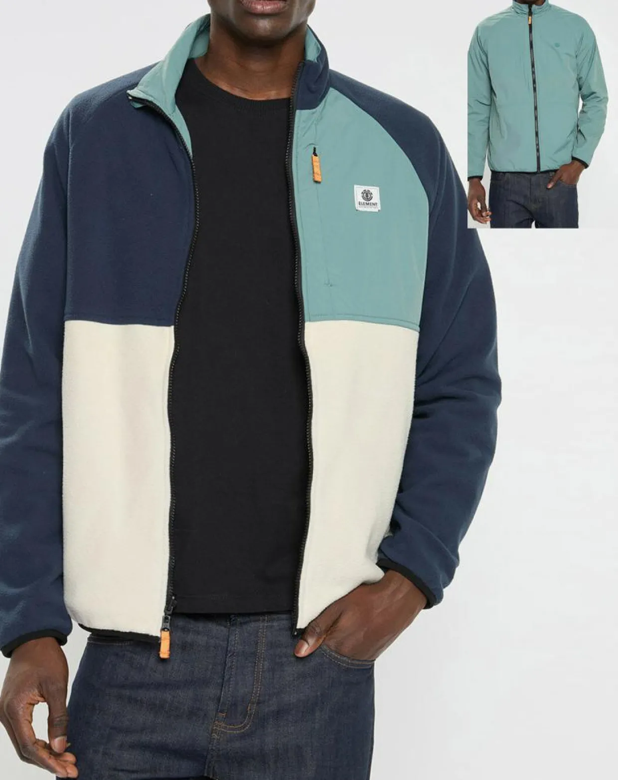Homme Element Vestes, Blousons^Veste Réversible Wolfe bleu/blanc