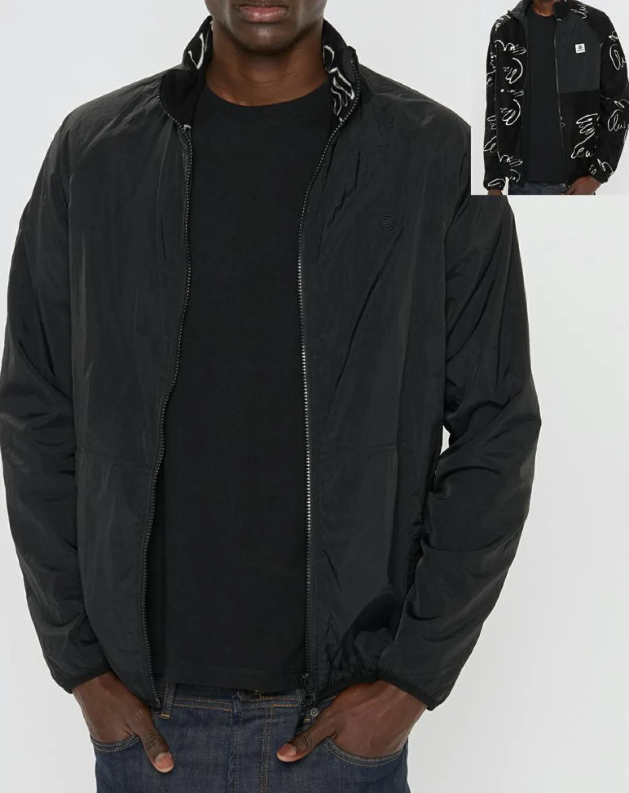 Homme Element Vestes, Blousons^Veste Réversible Wolfe noire