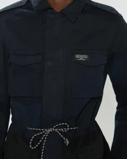 Veste Saharienne bicolore bleu/noir-Scotch & Soda Hot