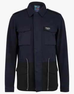 Veste Saharienne bicolore bleu/noir-Scotch & Soda Hot