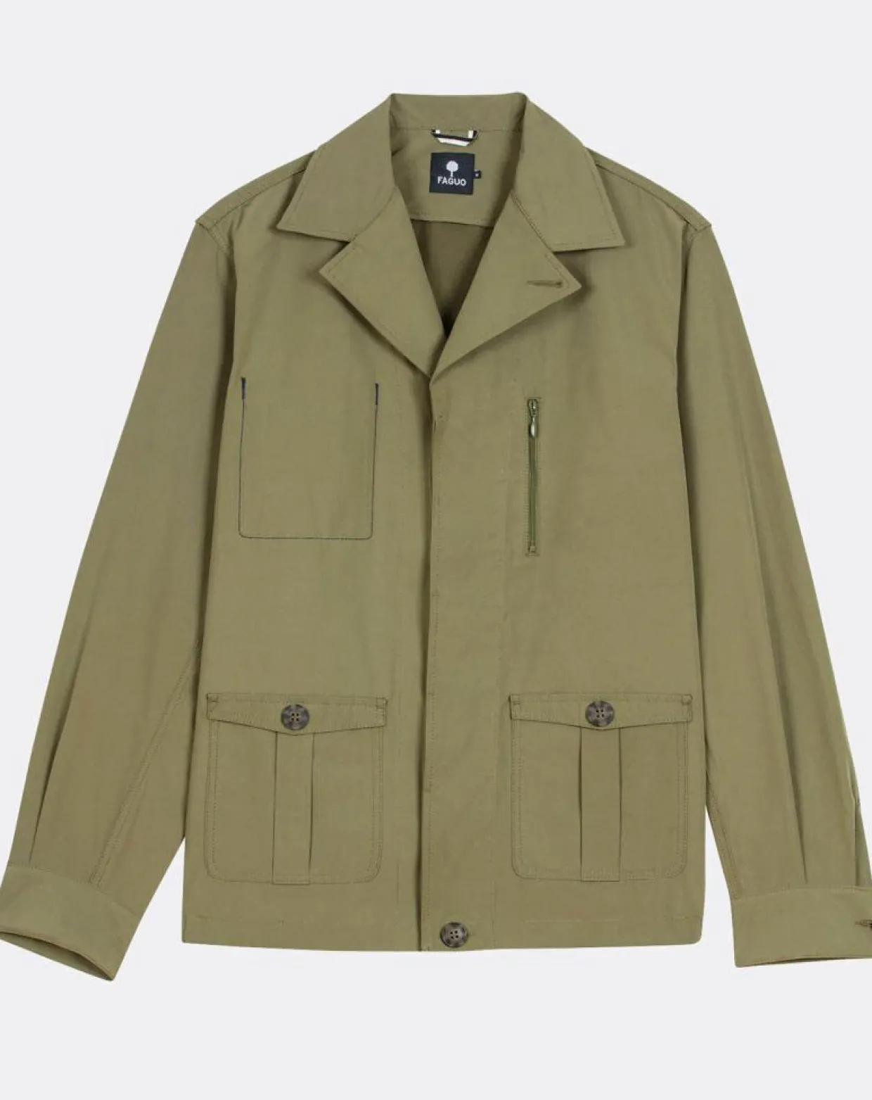 Homme Faguo Vestes, Blousons^Veste saharienne Holain kaki