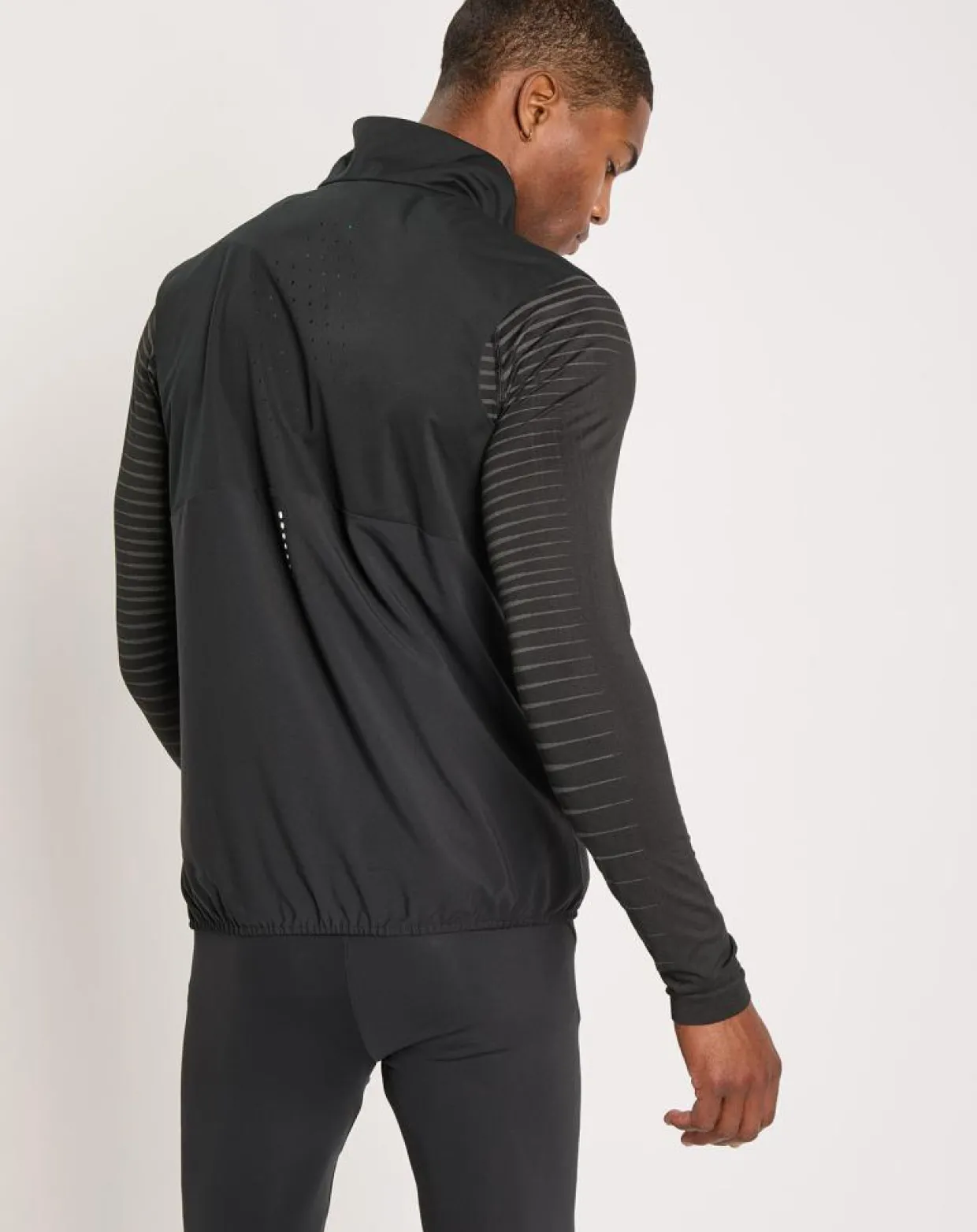 Homme Odlo Vestes, Blousons^Veste sans manches de running Zeroweight Warm noire