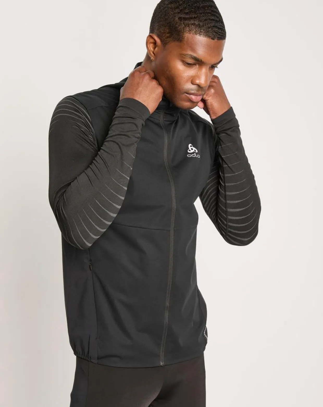 Homme Odlo Vestes, Blousons^Veste sans manches de running Zeroweight Warm noire