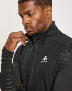 Homme Odlo Vestes, Blousons^Veste sans manches de running Zeroweight Warm noire