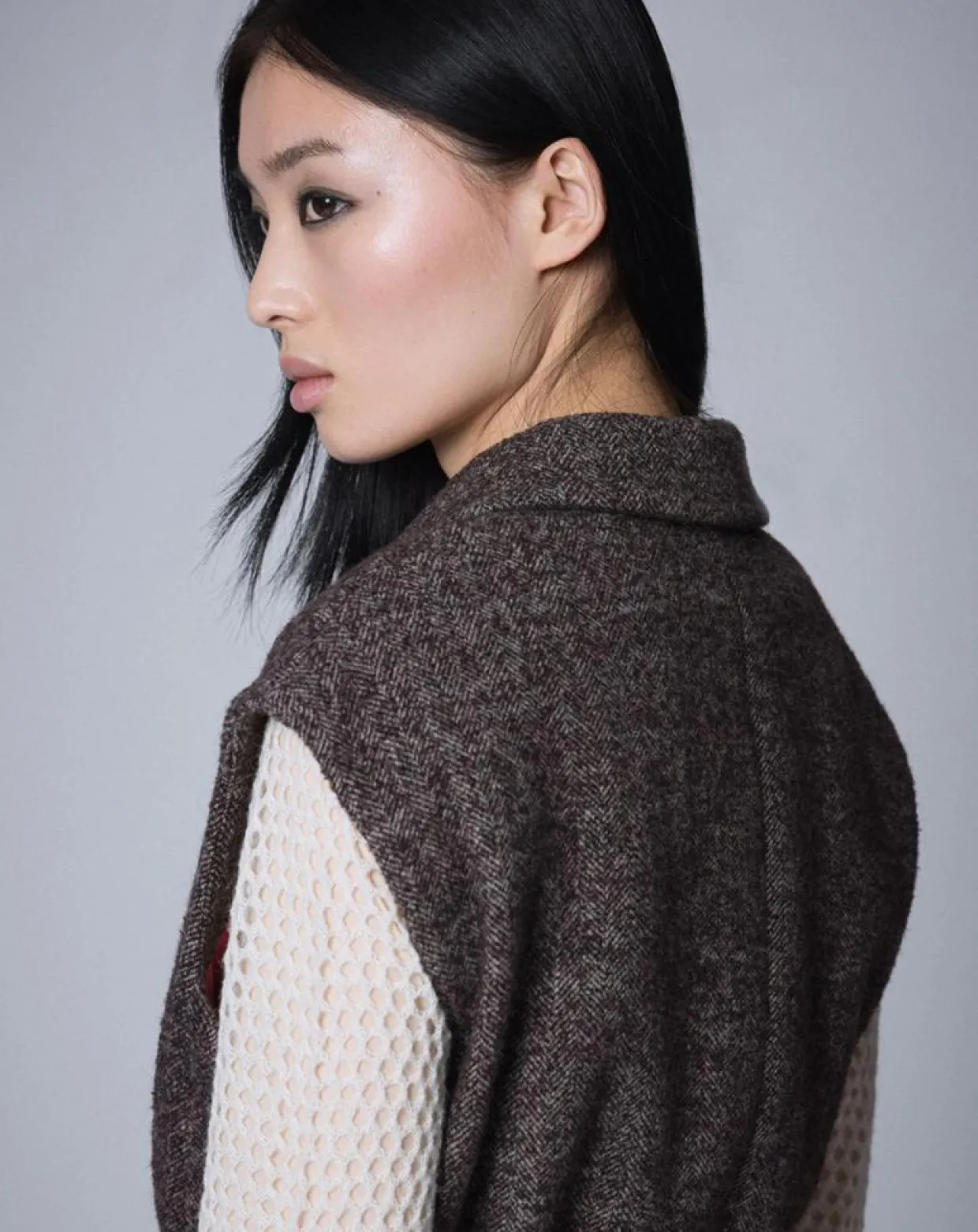 Femme Manoush Vestes, Blousons^Veste sans manches en Laine mélangée Raymonde chocolat