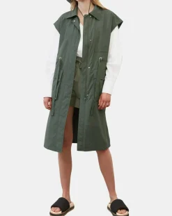 Veste sans manches Maxi Explore kaki-Marc O'Polo Clearance
