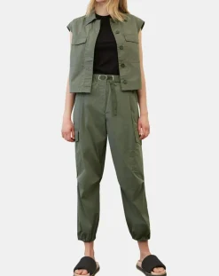 Femme Marc O'Polo Vestes, Blousons^Veste sans manches Mini Explore kaki