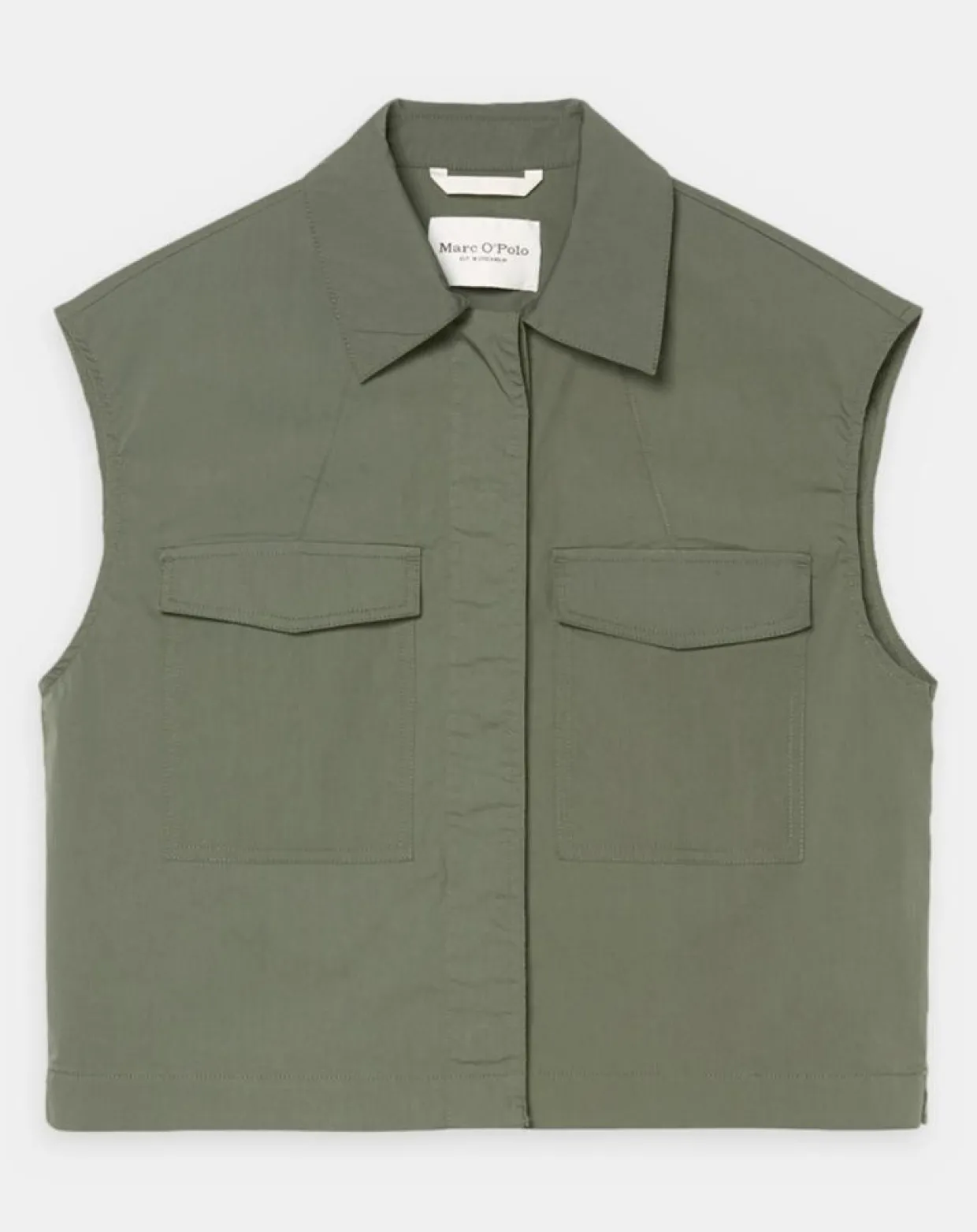 Femme Marc O'Polo Vestes, Blousons^Veste sans manches Mini Explore kaki