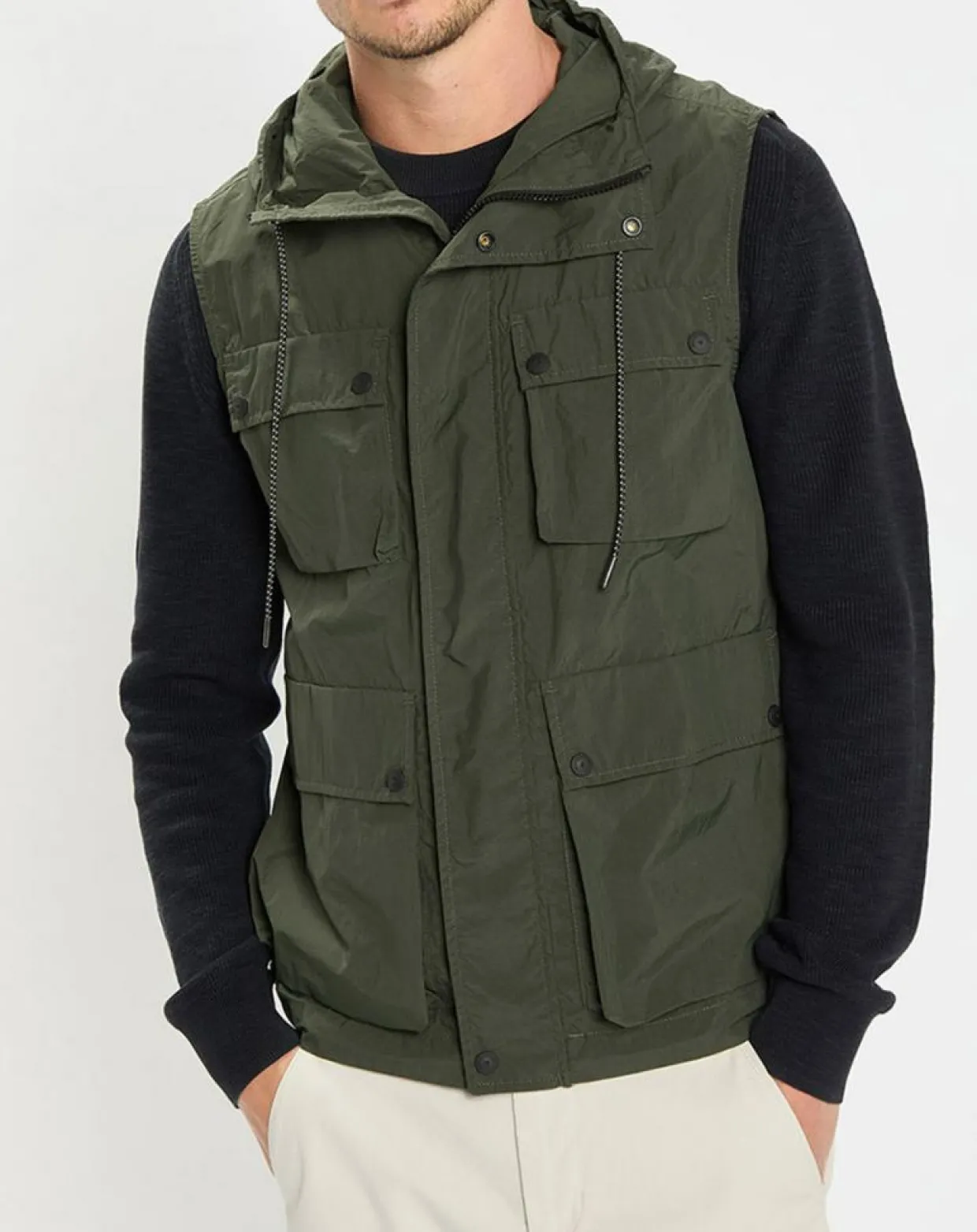 Homme Marc O'Polo Vestes, Blousons^Veste sans manches Utility kaki