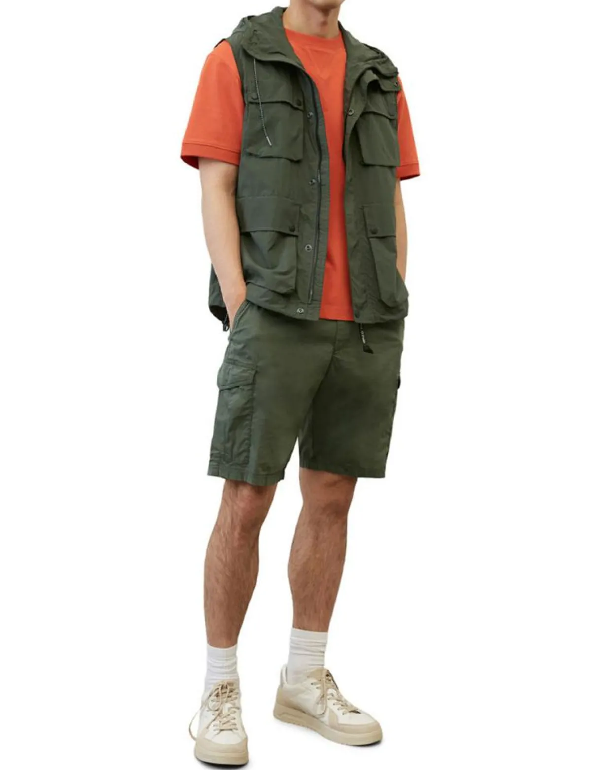 Homme Marc O'Polo Vestes, Blousons^Veste sans manches Utility kaki