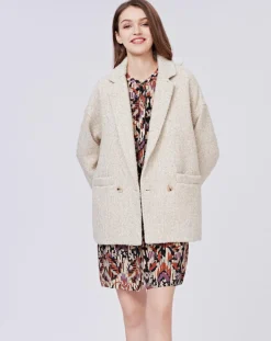 Femme See u Soon Manteaux^Veste Selene beige