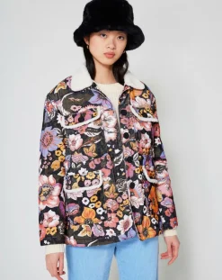 Veste Sherpa Carnaby noir/multicolore-Manoush Discount