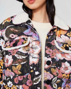 Veste Sherpa Carnaby noir/multicolore-Manoush Discount
