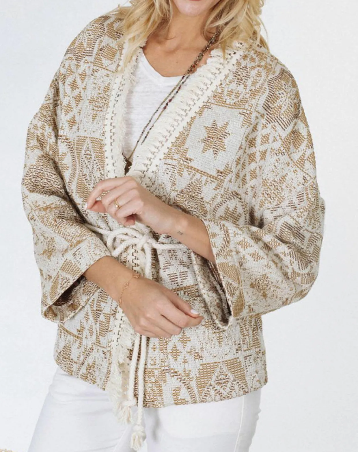 Veste Store beige-Lauren Vidal Clearance