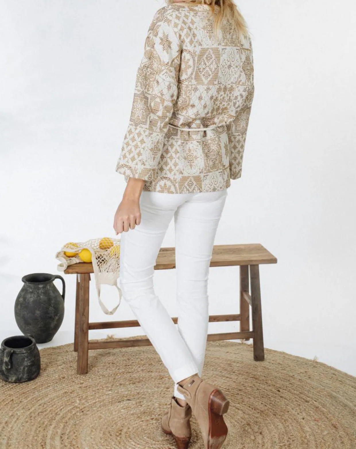 Veste Store beige-Lauren Vidal Clearance