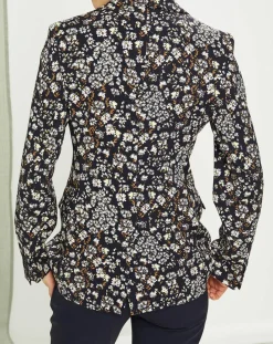 Veste Strenna imprimée bleu marine-MaxMara Hot