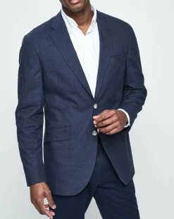 Homme Hackett London Vestes, Blousons^Veste Stretch prince-de-galles bleue
