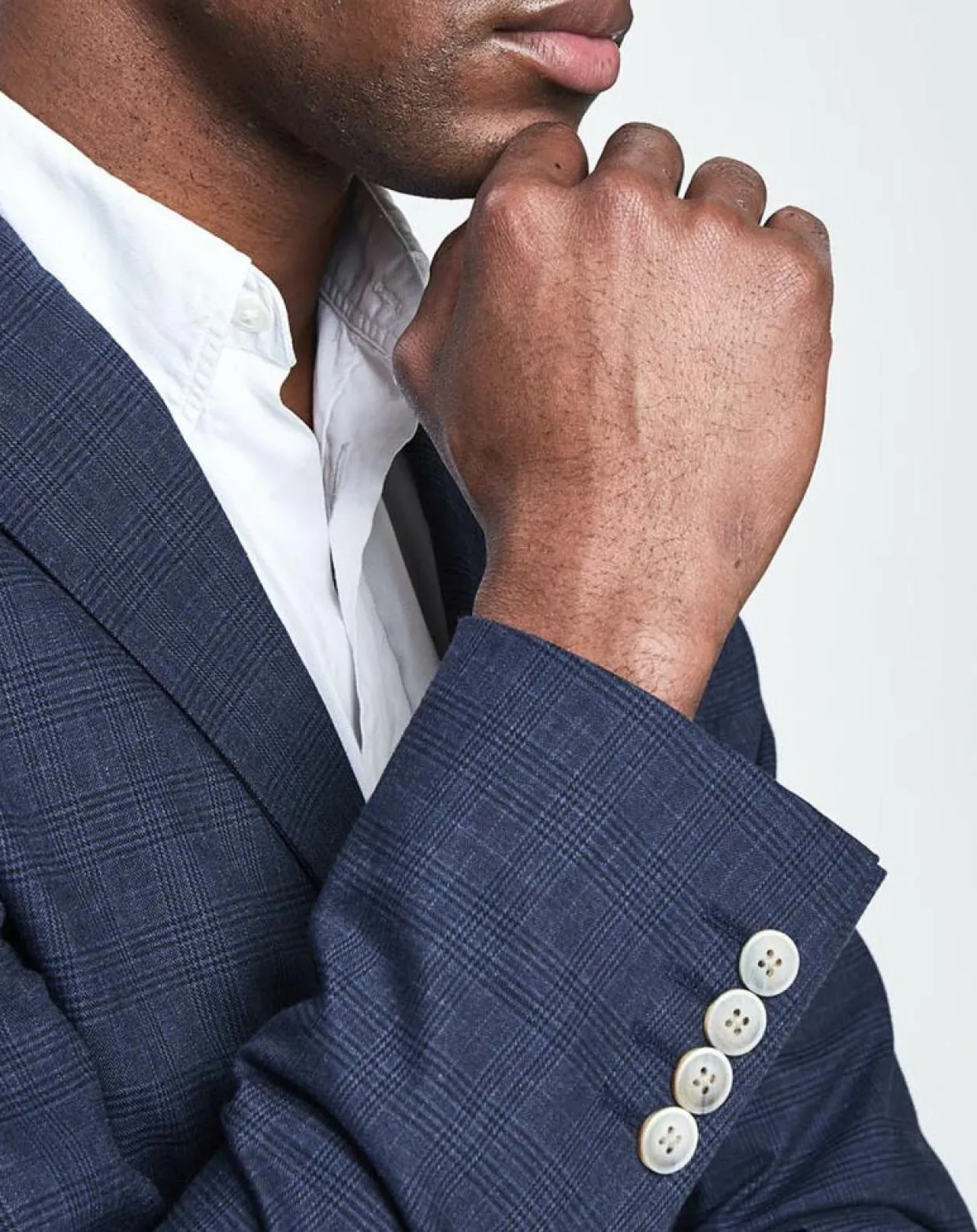 Homme Hackett London Vestes, Blousons^Veste Stretch prince-de-galles bleue