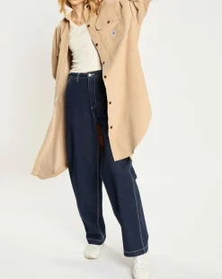 Femme Element Vestes, Blousons^Veste surchemise en Velours milleraies Manitoba Cord beige foncé