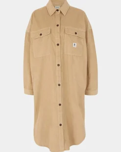 Femme Element Vestes, Blousons^Veste surchemise en Velours milleraies Manitoba Cord beige foncé