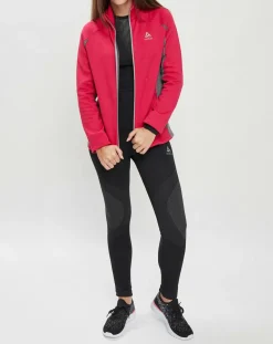 Femme Odlo Vestes, Blousons^Veste technique Sport Tech rose/gris