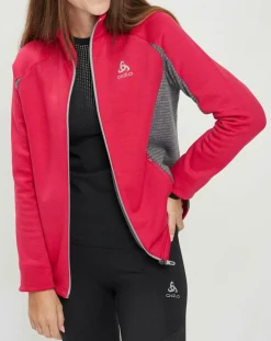 Femme Odlo Vestes, Blousons^Veste technique Sport Tech rose/gris