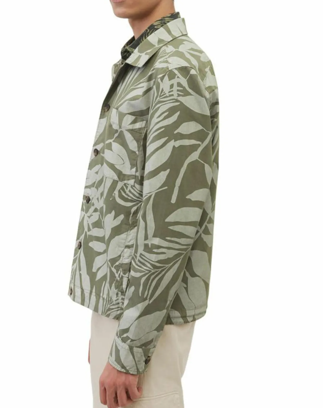 Homme Marc O'Polo Vestes, Blousons^Veste Trucker Coton Bio kaki clair
