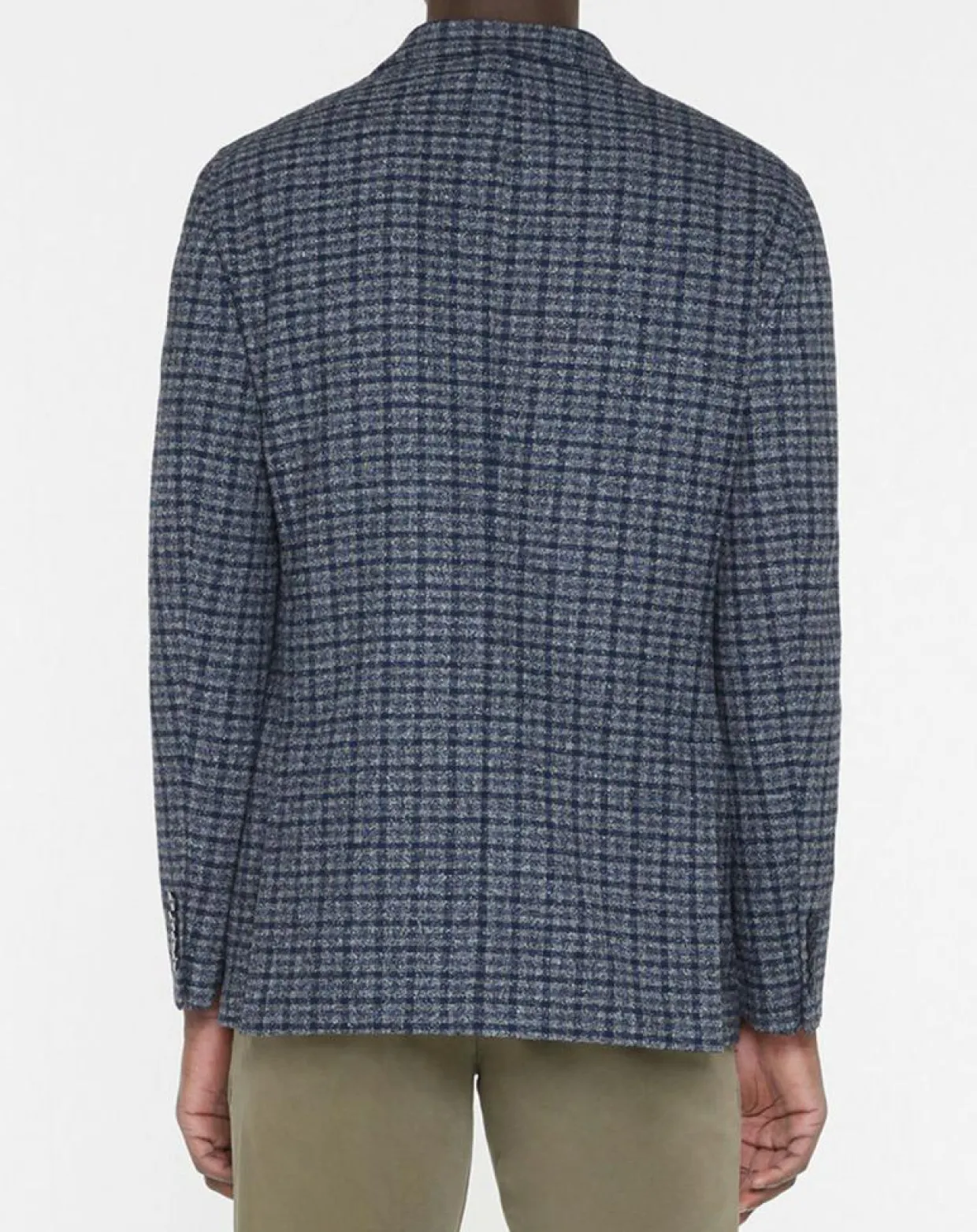 Veste Vichy tricolore bleu/gris-Hackett London