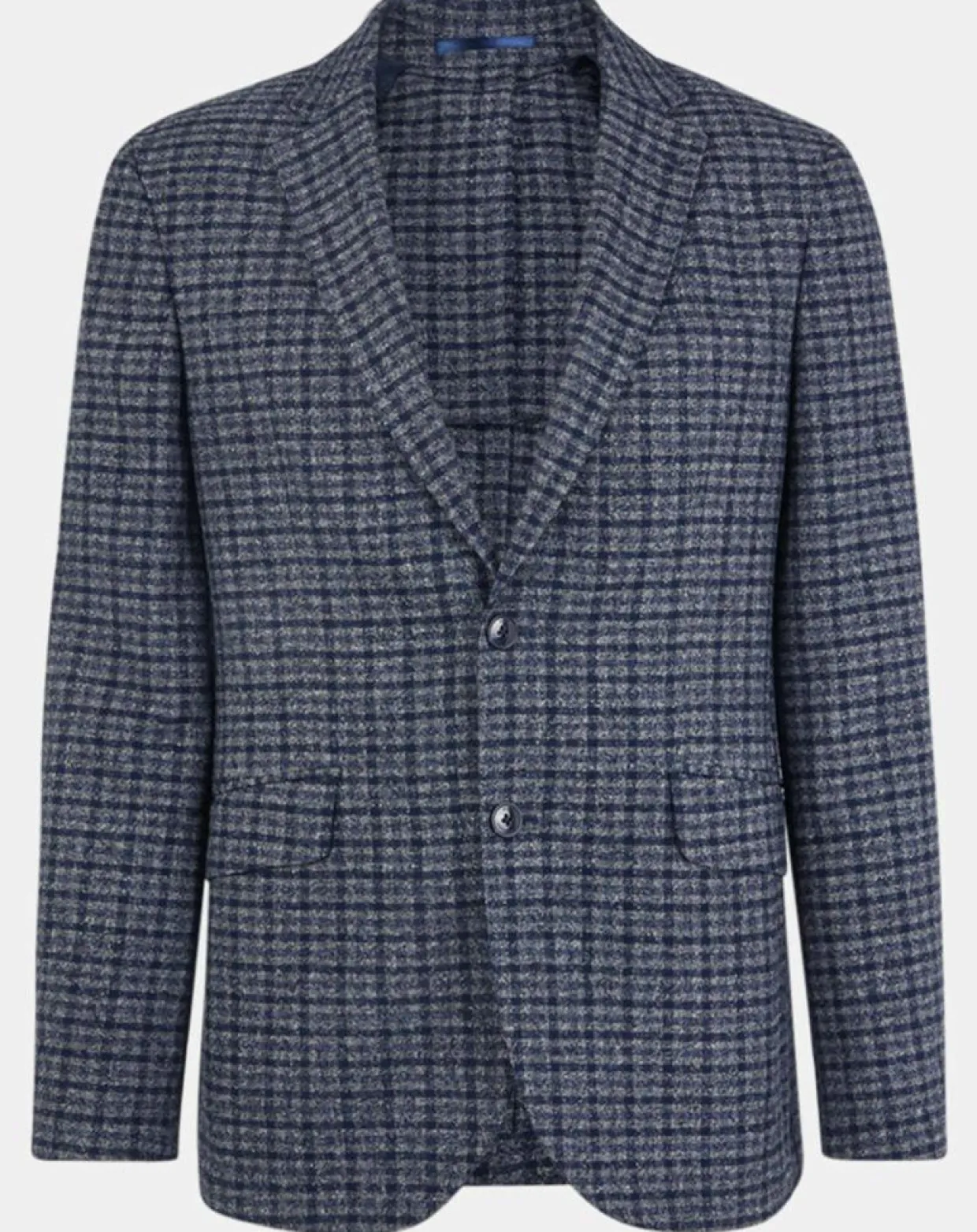 Veste Vichy tricolore bleu/gris-Hackett London