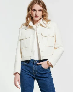 Veste Vienne ecrue-Zapa Outlet