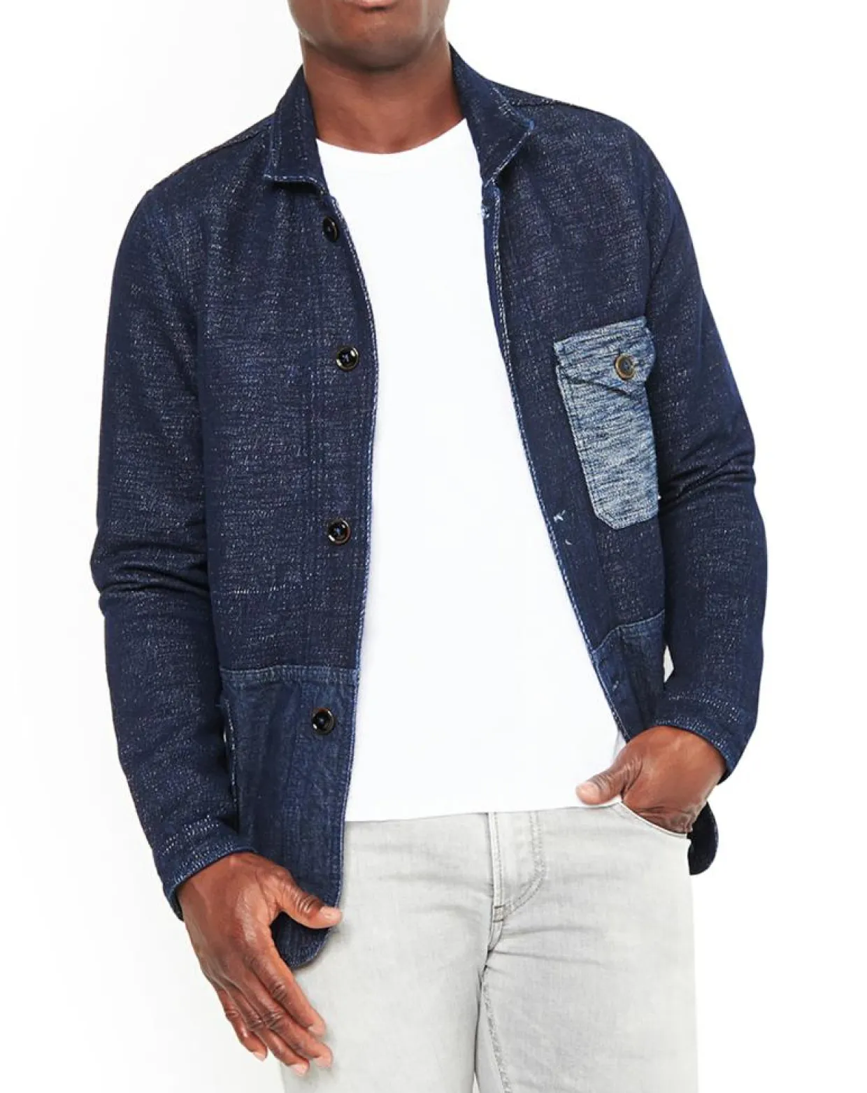 Veste Worker Coaster bleue-Pepe Jeans Outlet
