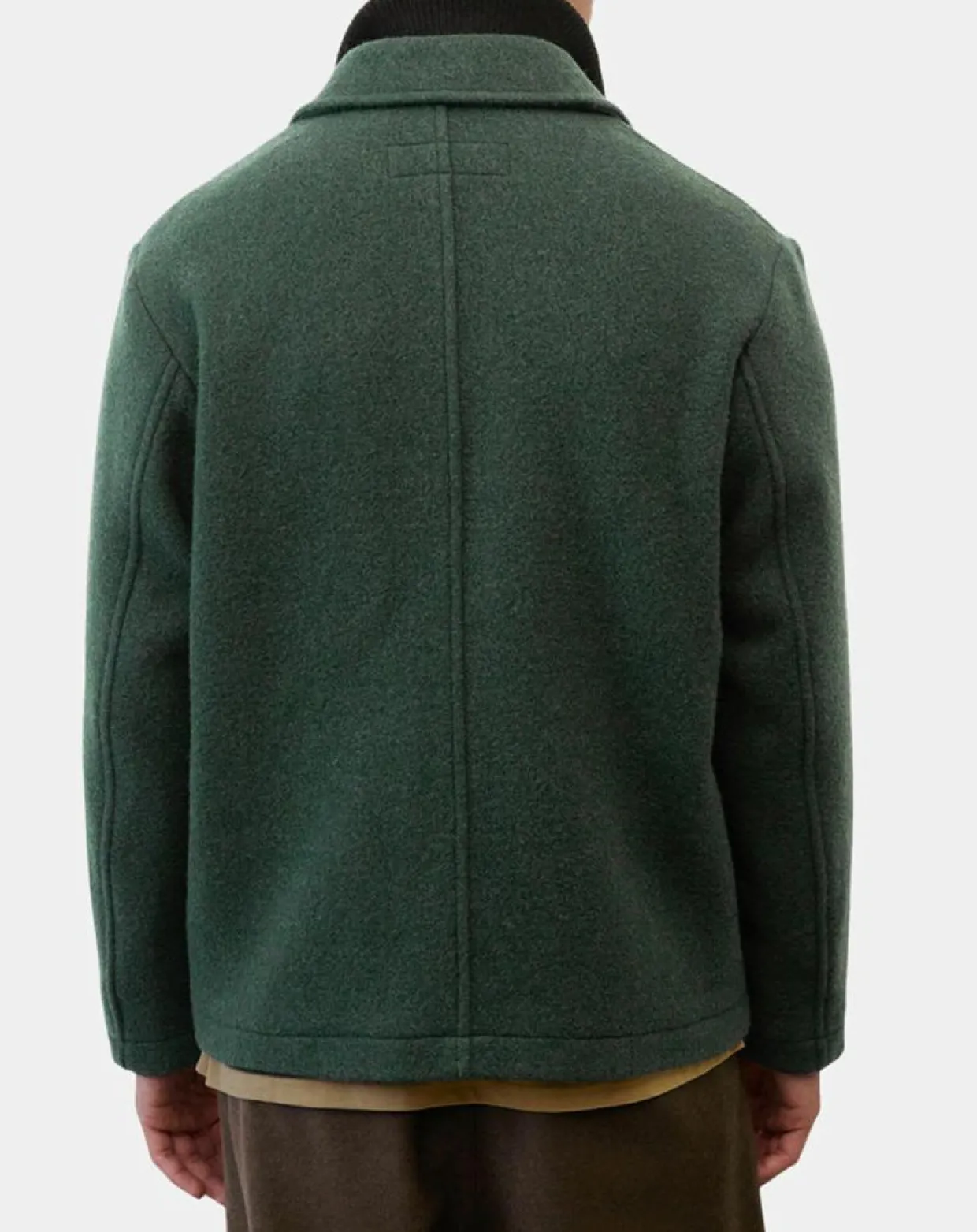 Homme Marc O'Polo Vestes, Blousons^Veste worker en Laine mélangée Manteco verte