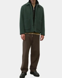 Homme Marc O'Polo Vestes, Blousons^Veste worker en Laine mélangée Manteco verte
